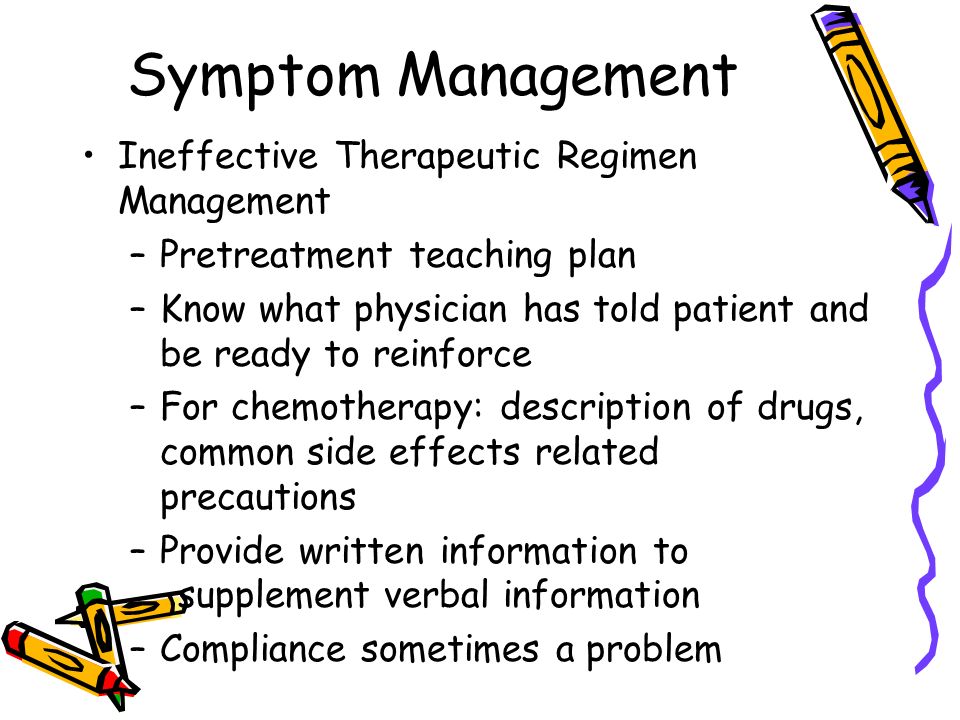 Managing Symptoms & Side Effects